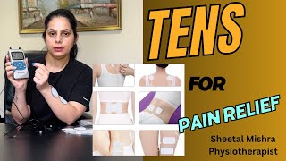 How to use TENS machine for Pain relief  Pain Relief using TENS machine [upl. by Oralie]