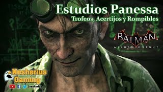 Batman Arkham Knight  Trofeos Acertijos y Objetos Rompibles  Estudios Panessa [upl. by Missak482]