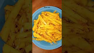 Crispy fries at home in just 10 mints crispyfrenchfries easyrecipe fries foryou foodie tasty [upl. by Aihsetan]