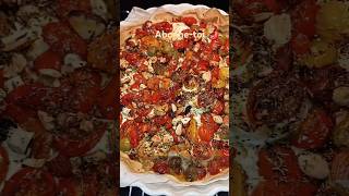 Tarte tomate chèvre fruits secs veganrecipes recettefacile dryfruits tomato goatcheese recipe [upl. by Erasmus]