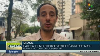 Balotaje en 51 ciudades brasileñas resultó con victoria de la derecha [upl. by Carisa]