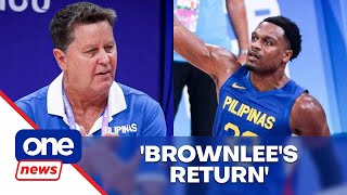 Tim Cone optimistic about Brownlee’s availability for Gilas in February window [upl. by Miahc]