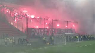 Spartak Trnava  Wisla Krakow 882024 ultras  pyro [upl. by Vivl]