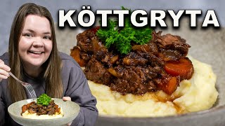 Köttgryta i ugn [upl. by Rayford]