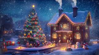 CHRISTMAS AMBIENCE  Cozy Winter Ambience With Blizzard Wind amp Snow for Sleeping amp Relaxing [upl. by Naihtniroc]