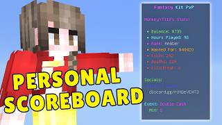 How to Make a Personal Sidebar Scoreboard in Minecraft Bedrock [upl. by Row527]