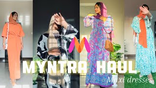 Myntra haul  maxi dresses  Malayalam [upl. by Krisha]