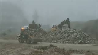 Hochstraße Süd Bauarbeiten die Arbeit geht voran Bagger unterwegs 28102024 [upl. by Krause850]