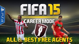 FIFA 15 Career Mode  All amp Best Free Agents to Buy [upl. by Hunsinger210]