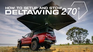 How To Setup and Stow Your 270 Degree Awning  Ironman 4x4 [upl. by Ker]