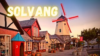 What to Expect in Solvang 🇩🇰 a Danish Village in California  Scenic Walking Tour with Captions [upl. by Morrison]