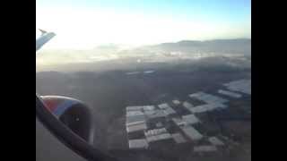 Easyjet Landing Almeria from London Gatwick Flight 5163 Easyjet [upl. by Sudderth]