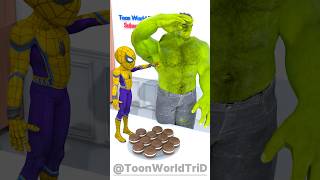 SpiderMan Secretly Eats Hulk’s Choco Macaron 🍫🍪 gta [upl. by Adnoel]