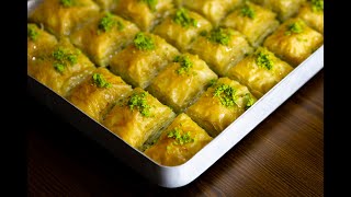 How to make BAKLAVA at home Türkçe altyazılı ASMR 4K [upl. by Lyred]