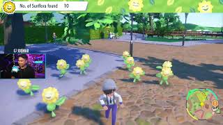 All 10 Sunflora makes the game lag 😅  Pokémon Scarlet and Violet [upl. by Gathard]