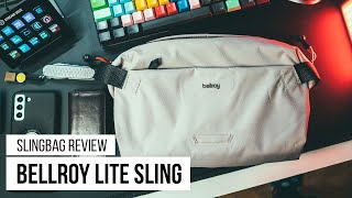 Choose differently Bellroy quotLite Slingquot Slingbag Review [upl. by Ahtilat]