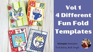 Fun Fold Card Making Templates  Volume 1 [upl. by Senaj]