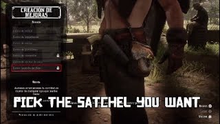 Red Dead Redemption 2 How to get any satchel free for Arthur [upl. by Iseabal351]