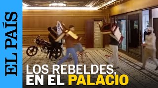 SIRIA  Los rebeldes irrumpen en el palacio presidencial tras la huida de El Asad de Damasco [upl. by Hoes]