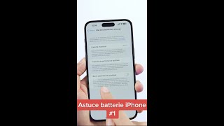 Comment économiser la batterie iPhone 1 🪫 shorts iphone batterie [upl. by Salta]