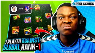 I PLAYED AGAINST A TOP 4 WORLD BEST eFOOTBALL PLAYER🔥🔥 [upl. by Ynohtnad]