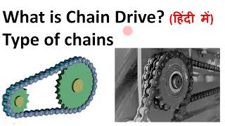 Chain drive  Types of chains  Chain drive in Hindi  Chain  Chain drive mechanism  Drive [upl. by Pournaras]