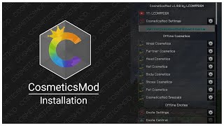 How to install CosmeticsMod for LabyMod ✧ Get every single Cosmetic for free EN subtitles [upl. by Yreffej354]