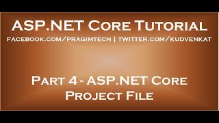 ASP NET core project file [upl. by Suzette]