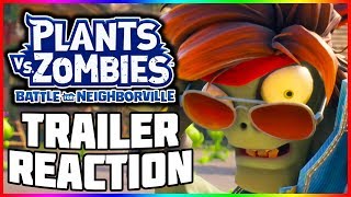 Plants vs Zombies Battle For Neighborville  OFFICIAL TRAILER REACTION [upl. by Netsirk]