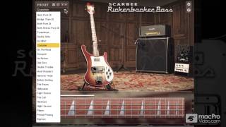 Native Instruments  Scarbee Rickenbacker Bass  Pt 1 The Interface [upl. by Aeriel131]