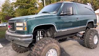 165 x 18 Weld Wheels boggers Solid Axle conversion OBS twodoor Yukon [upl. by Bertasi959]