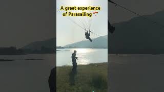 Parasailingadventureparagladingkhanpurdam travel parasailing waqarahmadch [upl. by Barstow363]