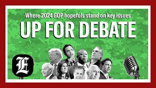 Up for debate Trump DeSantis and 2024 GOP hopefuls stance on military and Ukraine [upl. by Sverre]