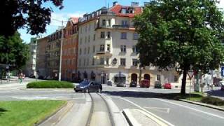 Führerstandsmitfahrt Strassenbahn Innsbruck [upl. by Aisatan]