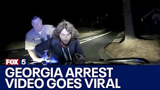 Georgia arrest video goes viral sheriffs office now weighs in [upl. by Rolecnahc]