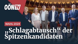 Schlagabtausch im Theater Das war die 1 große Runde der Spitzenkandidaten [upl. by Peery]