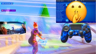 My Secret Fortnite Settings 🎮 100 ACCURACY [upl. by Eymaj]