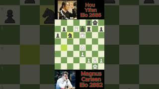 Magnus Carlsen vs Hou Yifan chess 919 [upl. by Meikah]