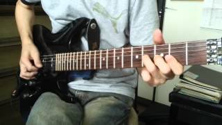 LESSON2468 Motorway Guitar solo1 [upl. by Enetsuj]