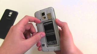 Samsung Galaxy S5 microSIM  microSD Karte einlegen [upl. by Roderigo35]