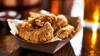 How To Make Brined amp Fried Chicken Tenders By Guy Fieri [upl. by Worl]