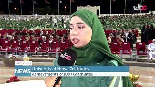 Report  University of Nizwa Celebrates Achievements of 1097 Graduates [upl. by Helbona974]