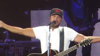 Luke Bryan singing  Most People are Good Live in concert at Fenway Park 7618 [upl. by Etteneg]