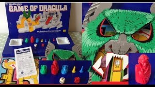 Game of Dracula Waddingtons Rare Vintage Board Game HALLOWEEN Rules Instructions amp Game Play [upl. by Tsiuqram]