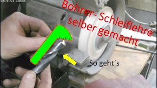 Bohrer Schleiflehre selbst gemacht [upl. by Lari]