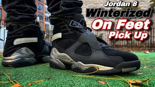 Jordan 8 Winterized  ON FEET  Pick Up [upl. by Marsland]