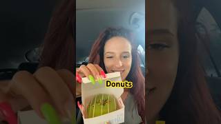 Donut mukbang mukbang foodies donut donuts eatingsounds [upl. by Selinski908]