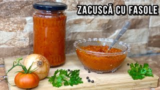 Zacusca cu fasole  cu ardei copt  EGustos [upl. by Ittap]