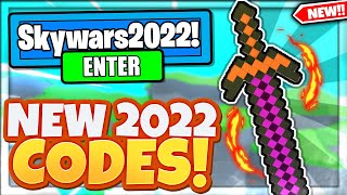 2022 ALL NEW SECRET OP CODES In Roblox Skywars [upl. by Schwab]