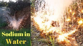 Amazing Metal Sodium Explodes in Water  Zordaar Dhamaka  Blade XYZ [upl. by Joelie]